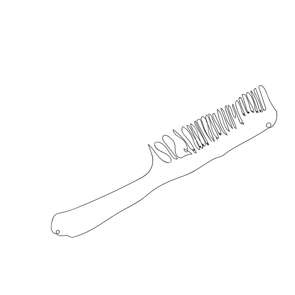 conception de vecteur de brosse à cheveux