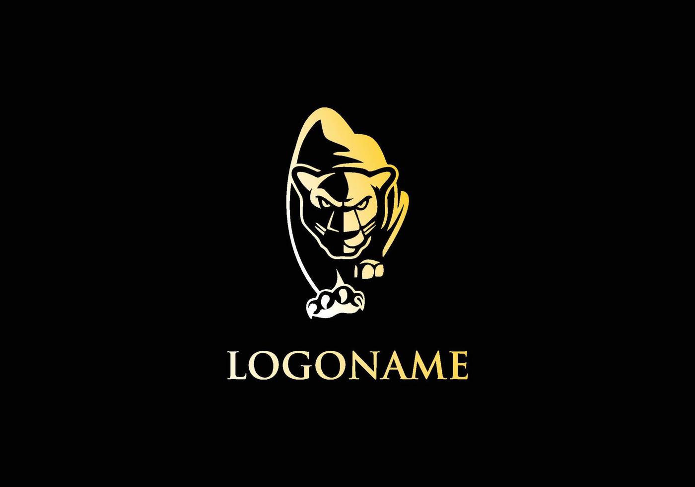 icône tigre logo symbole vecteur