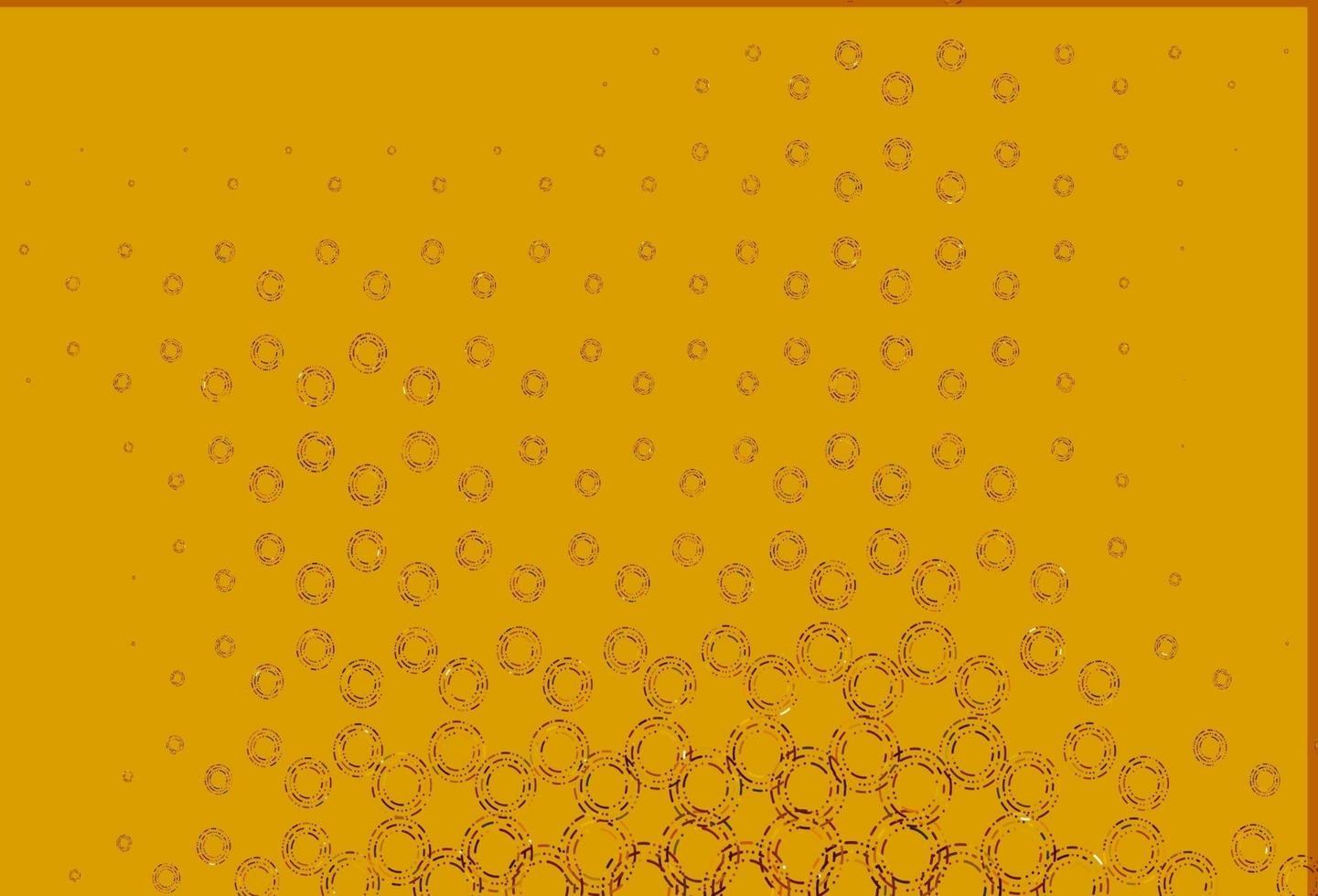 toile de fond de vecteur jaune clair, orange avec des points.