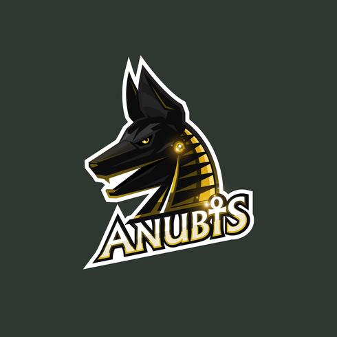 anubis esport logo vecteur