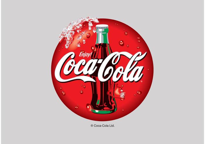 Icône vectorielle Coca-Cola vecteur