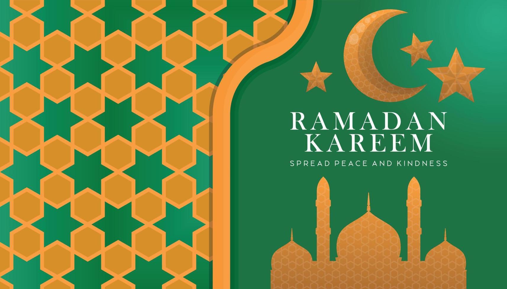 bienvenu ramadan kareem vecteur