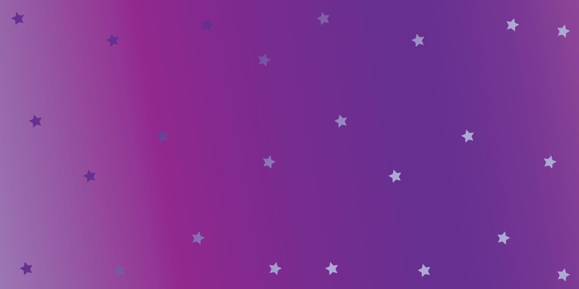 flou coloré violet clair avec toile de fond vecteur étoiles. illustration abstraite avec un design flou dégradé. nouveau design pour les applications.