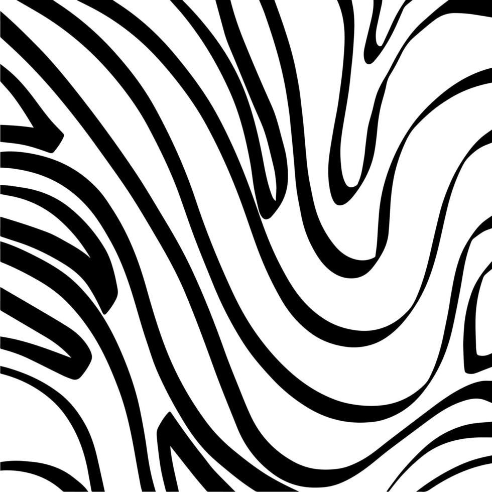 motif vectoriel zèbre fond noir et blanc