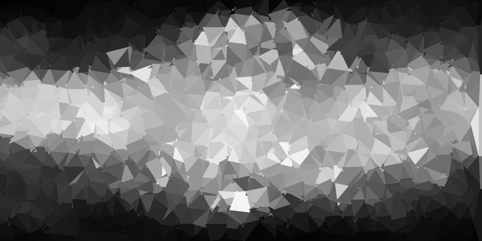 motif polygonal de vecteur gris clair.