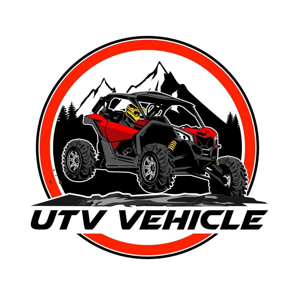 vecteur d'icône de conception de logo utv