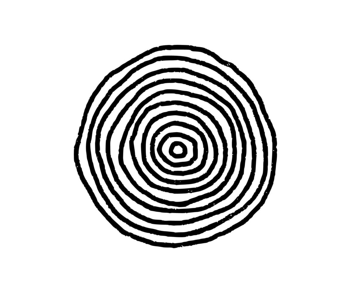 cercles dessinés à la main avec texture doodle. ensemble abstrait moderne de forme ronde noire avec des lignes, des cercles. formes de doodle organiques dessinées à la main. illustrations vectorielles de collection isolées sur fond blanc vecteur