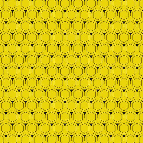 Abstrait jaune avec un design moderne modèle à six pans. illustration vectorielle eps10 vecteur