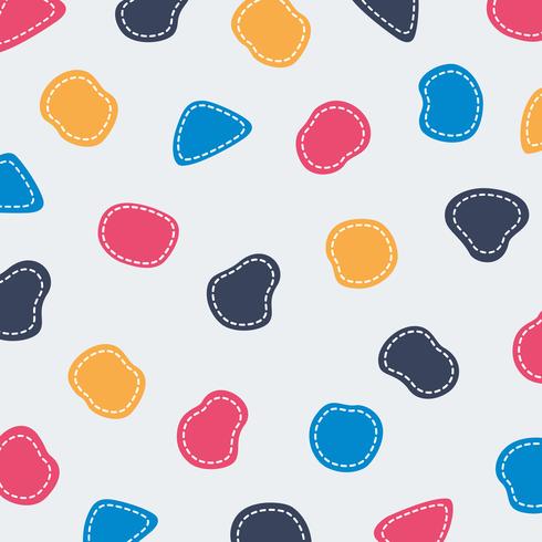 Abstrait coloré forme modèle fond de ligne mignonne. Vous pouvez l&#39;utiliser pour la conception, la couverture et le titre de styles de couleurs. vecteur