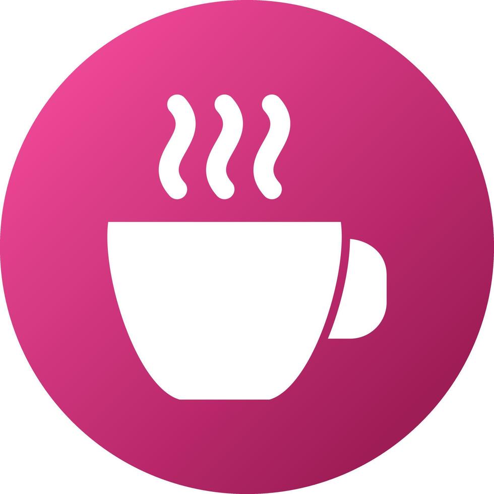 style d'icône de tasse à café vecteur