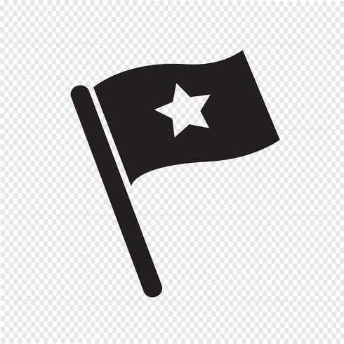 drapeau icône symbole signe vecteur