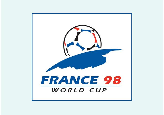 Logo de la Coupe du Monde 1998 FIFA vecteur