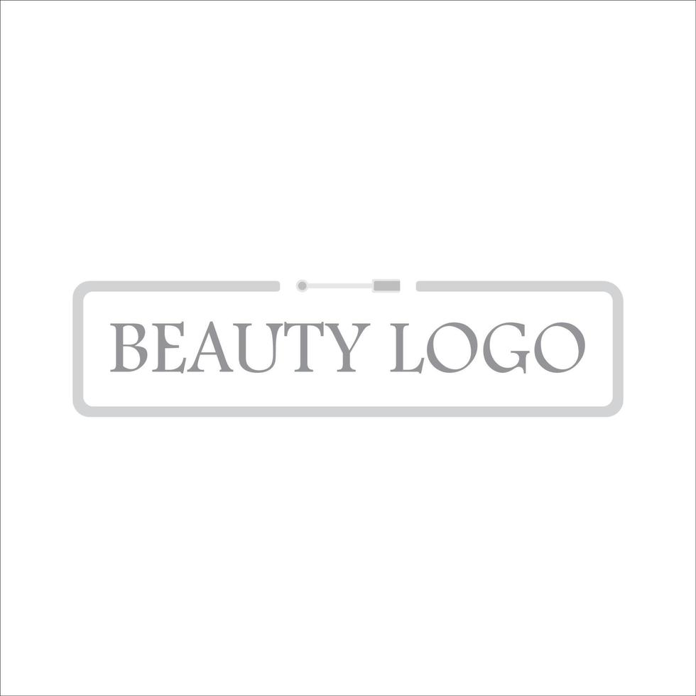 illustration de conception blanche logo beauté vecteur