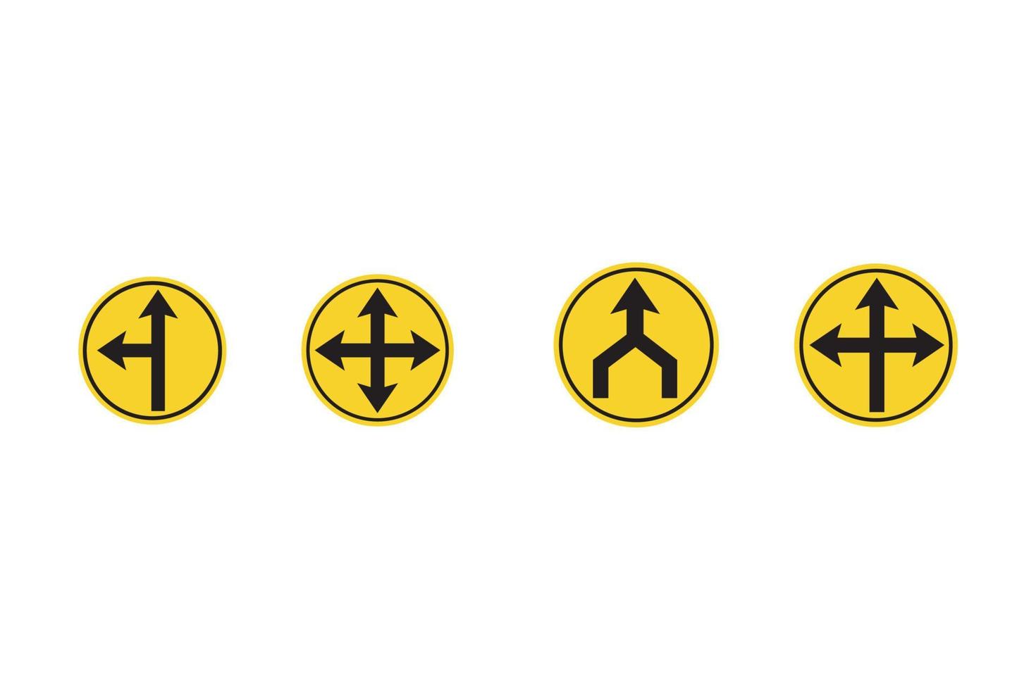 panneaux de signalisation. conception de panneaux de signalisation de vecteur. vecteur