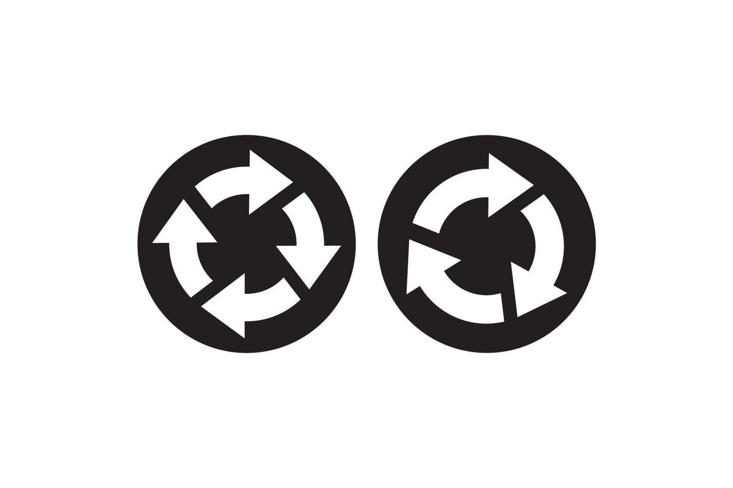 recyclage icône vecteur technologie symbole