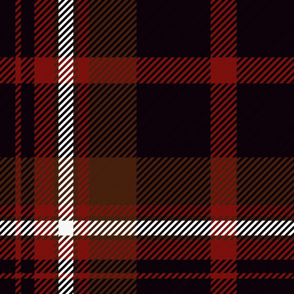 motif à carreaux sans couture tartan ecosse avec des couleurs de ton rouge.texture pour nappes, emballage, vêtements, chemises, robes, papier, literie, couvertures, impression textile vecteur