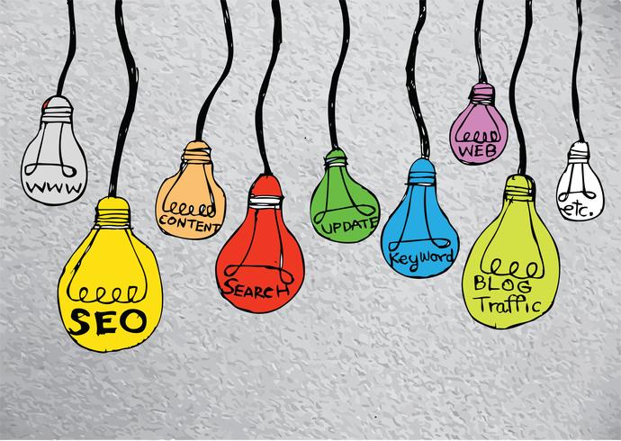 Seo Idea Référencement SEO vecteur