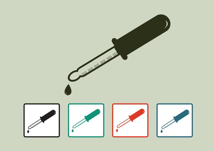 Jeu d&#39;icônes de matériel de laboratoire vecteur