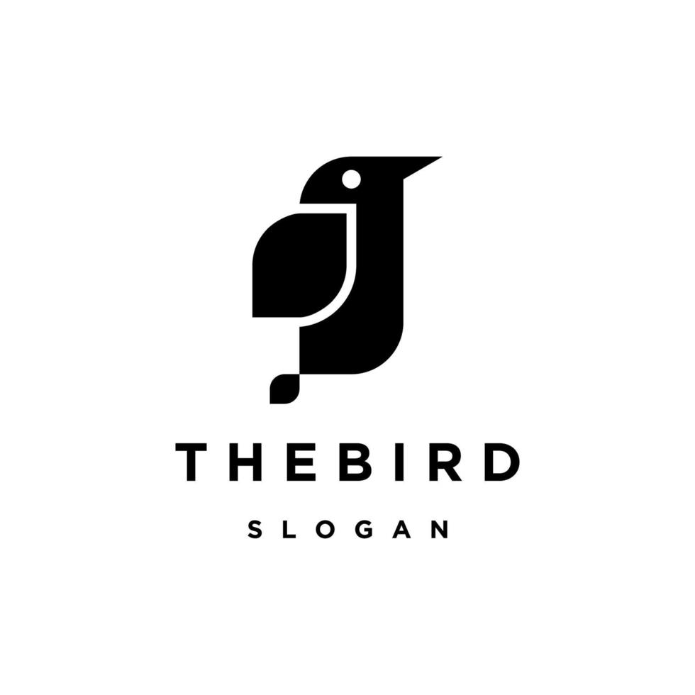 modèle de conception d'icône logo oiseau vecteur