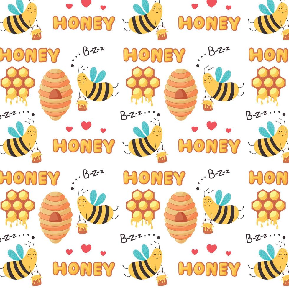 doux modèle volant abeilles ouvrières volent vers la ruche vecteur