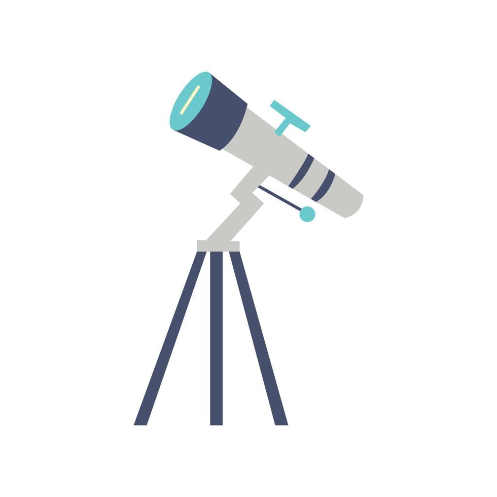 télescope pour observer les étoiles vecteur