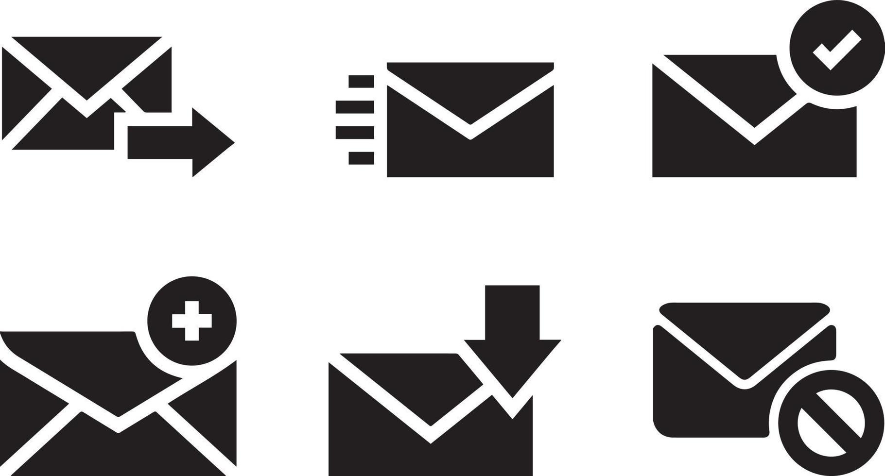 icône d'envoi de message. icône de messagerie. symbole SMS vecteur