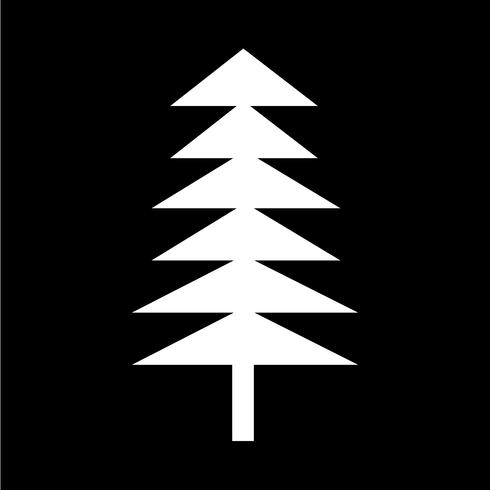 signe de symbole icône arbre vecteur