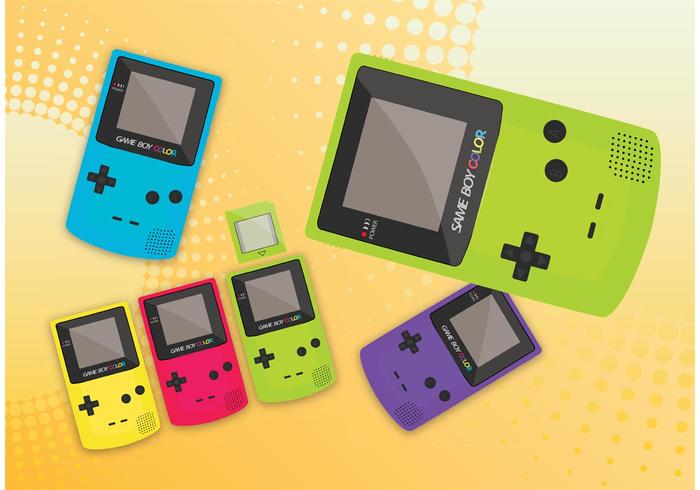 Graphiques gameboy vecteur