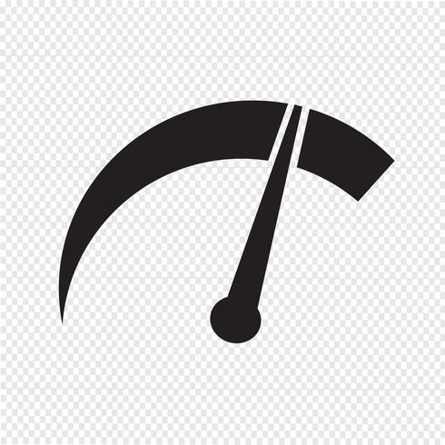 tachymètre icône symbole signe vecteur