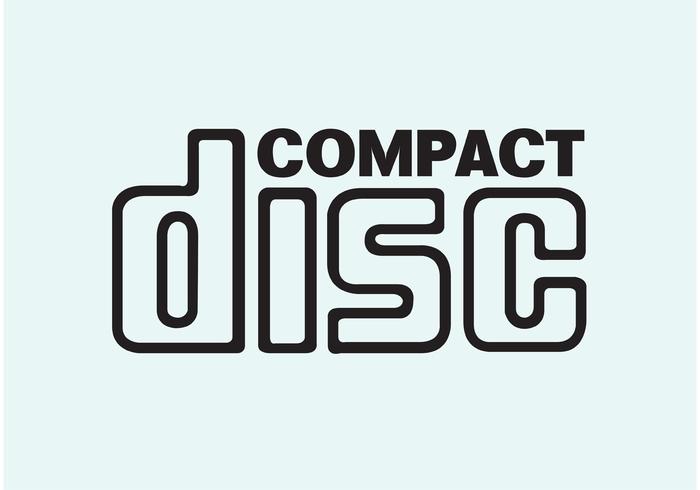 Disque compact vecteur