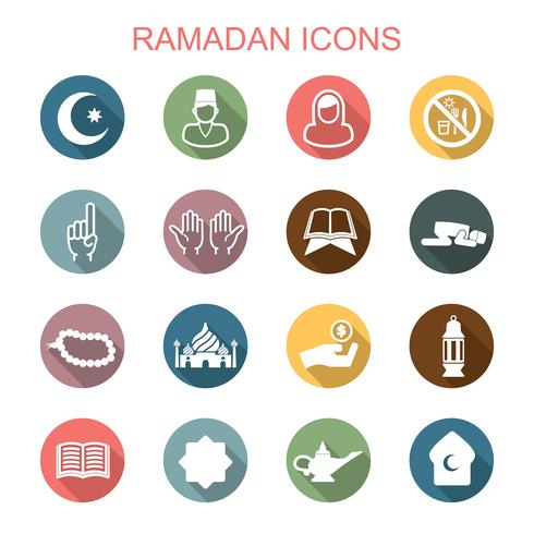 icônes de grandissime ramadan vecteur