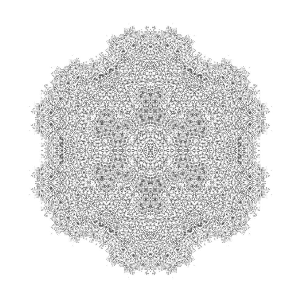 beau vecteur de mandala pour la conception