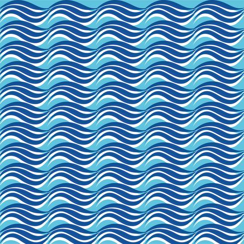 design de fond des vagues de l&#39;océan naturel vecteur