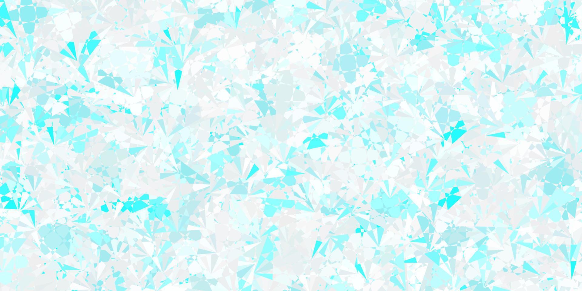 texture de vecteur rose clair, bleu avec des triangles aléatoires.