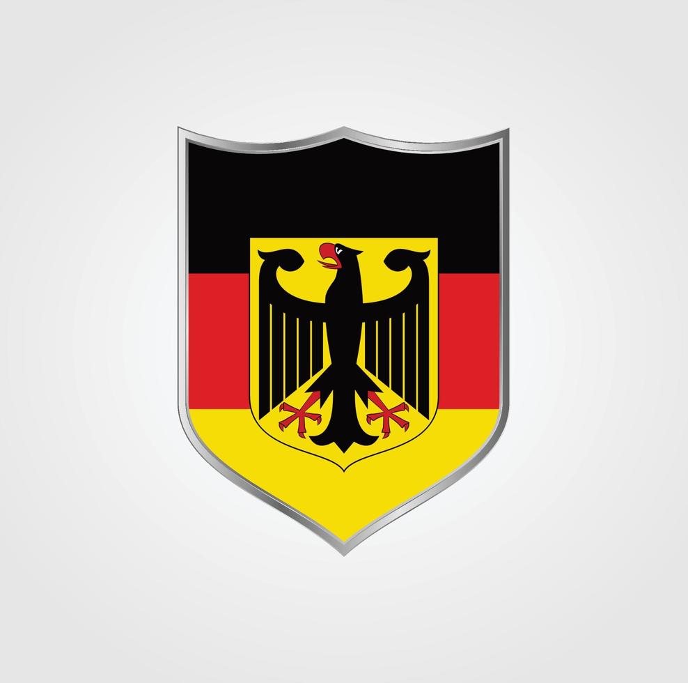 conception du drapeau allemand vecteur