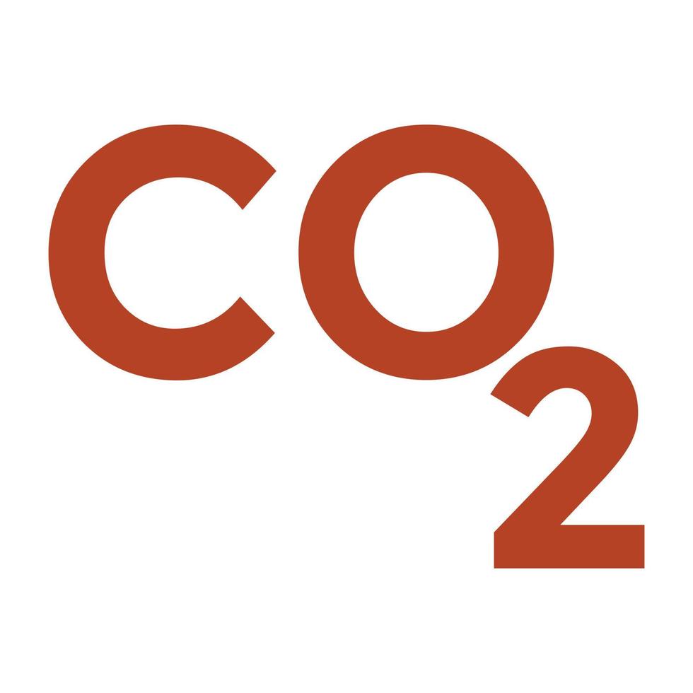 concepts de formule co2 vecteur