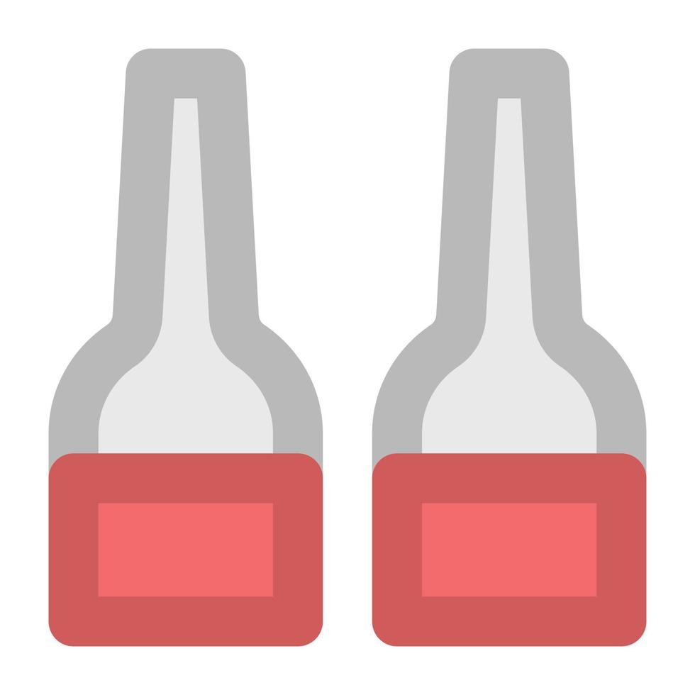 concepts de bouteilles de boisson vecteur