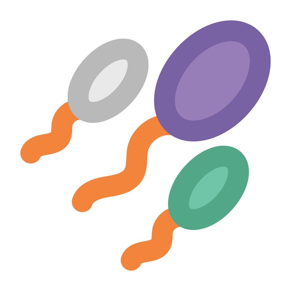 concepts de sperme à la mode vecteur
