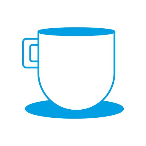 icône de la tasse à café vecteur