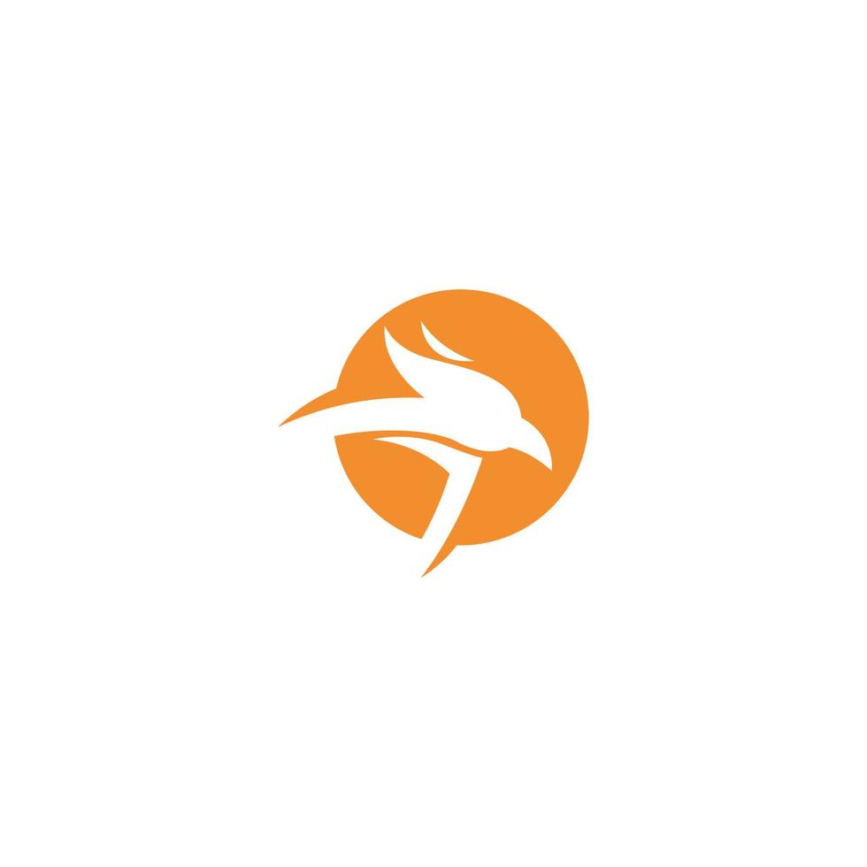 vecteur de modèle de conception d'icône de logo phoenix