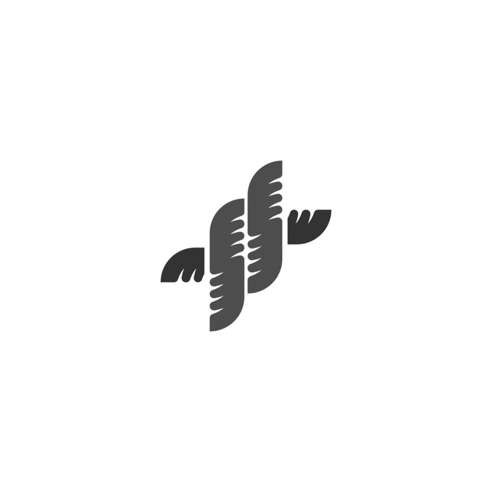 illustration de modèle de conception de logo icône corde vecteur