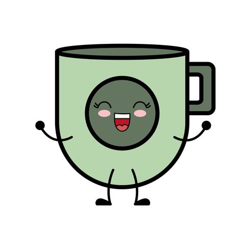 icône de la tasse à café vecteur