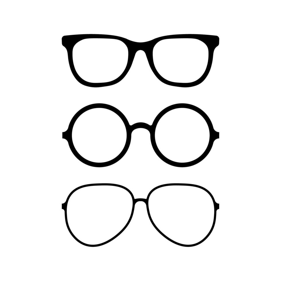 lunettes icône illustration vectorielle vecteur