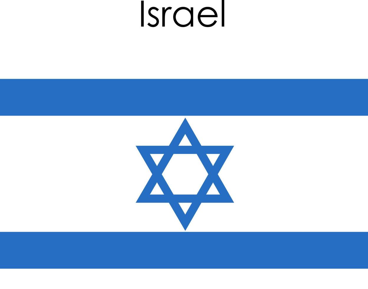 icône du drapeau national israël vecteur