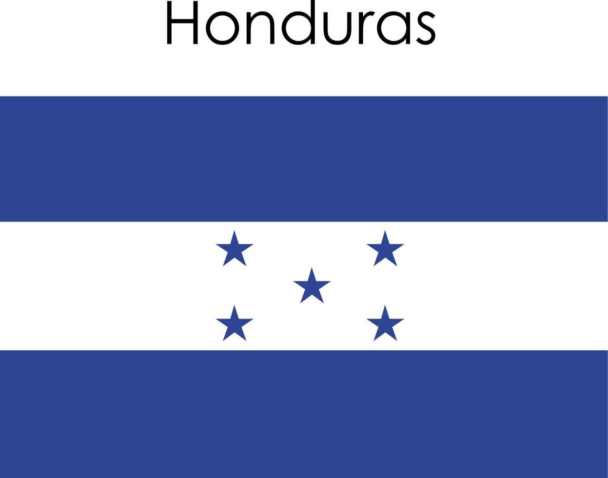 icône du drapeau national honduras vecteur