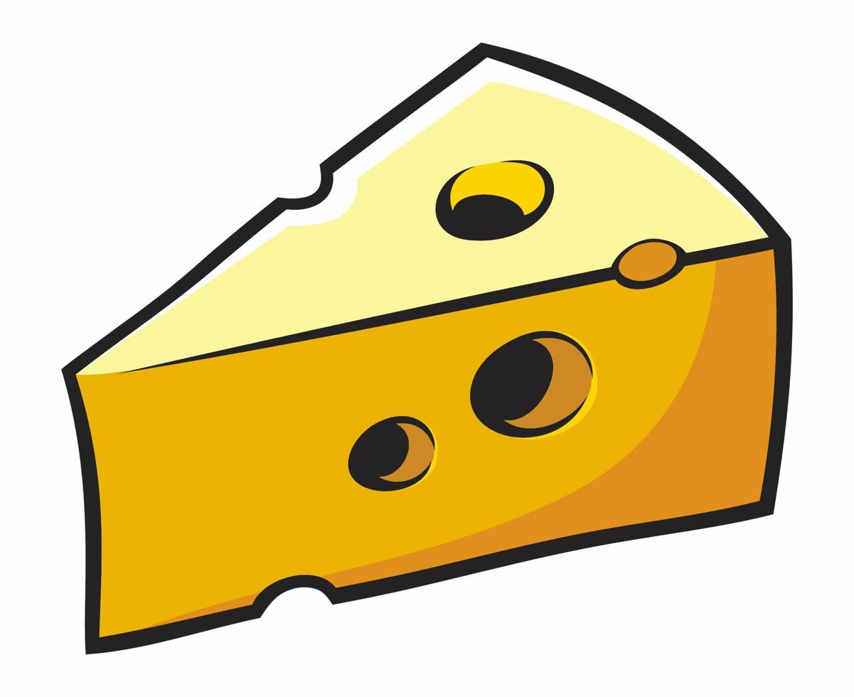 illustration de nourriture au fromage délicieux vecteur