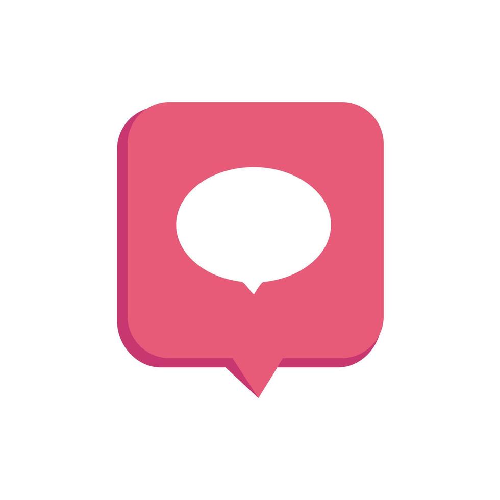 icônes de bulle de parole 3d. chat 3d réaliste, conversation, messager, communication, icône de bulle de dialogue. illustration vectorielle boîte de chat carré, cercle et rectangle. bannière, autocollant, étiquette, modèle de badge. vecteur
