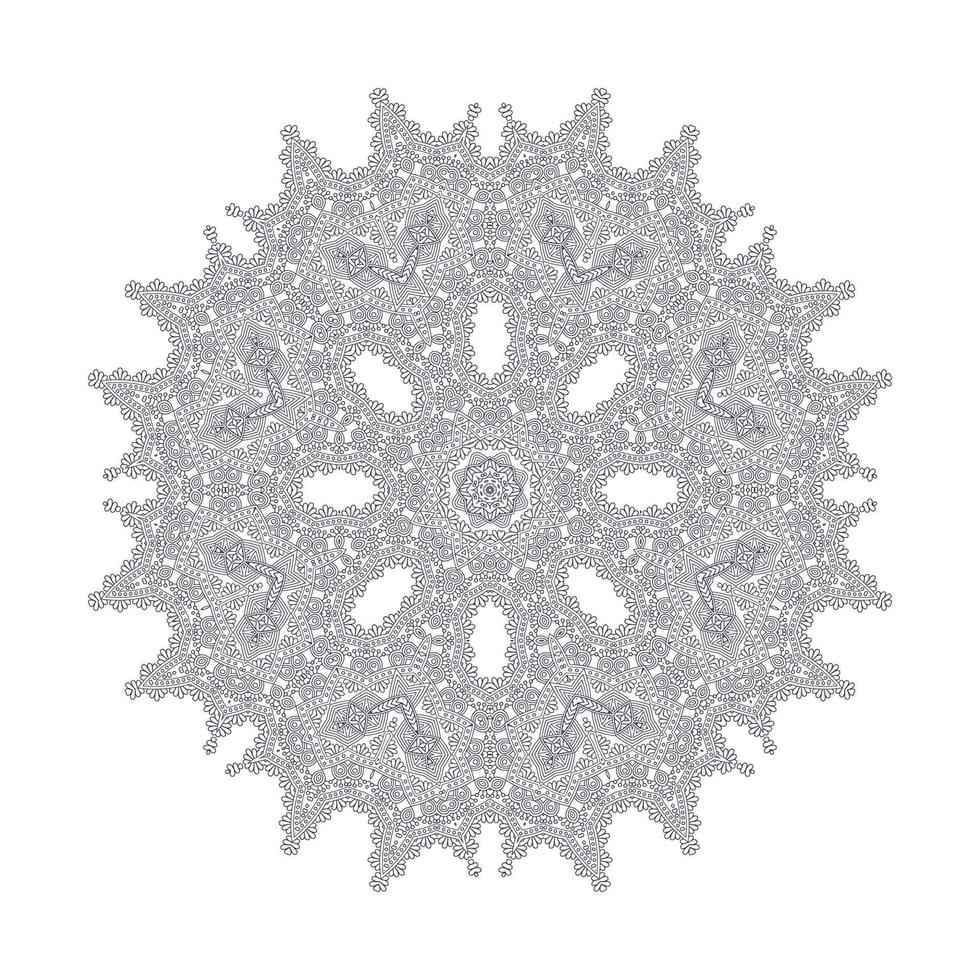 vecteur de mandala pour un beau design