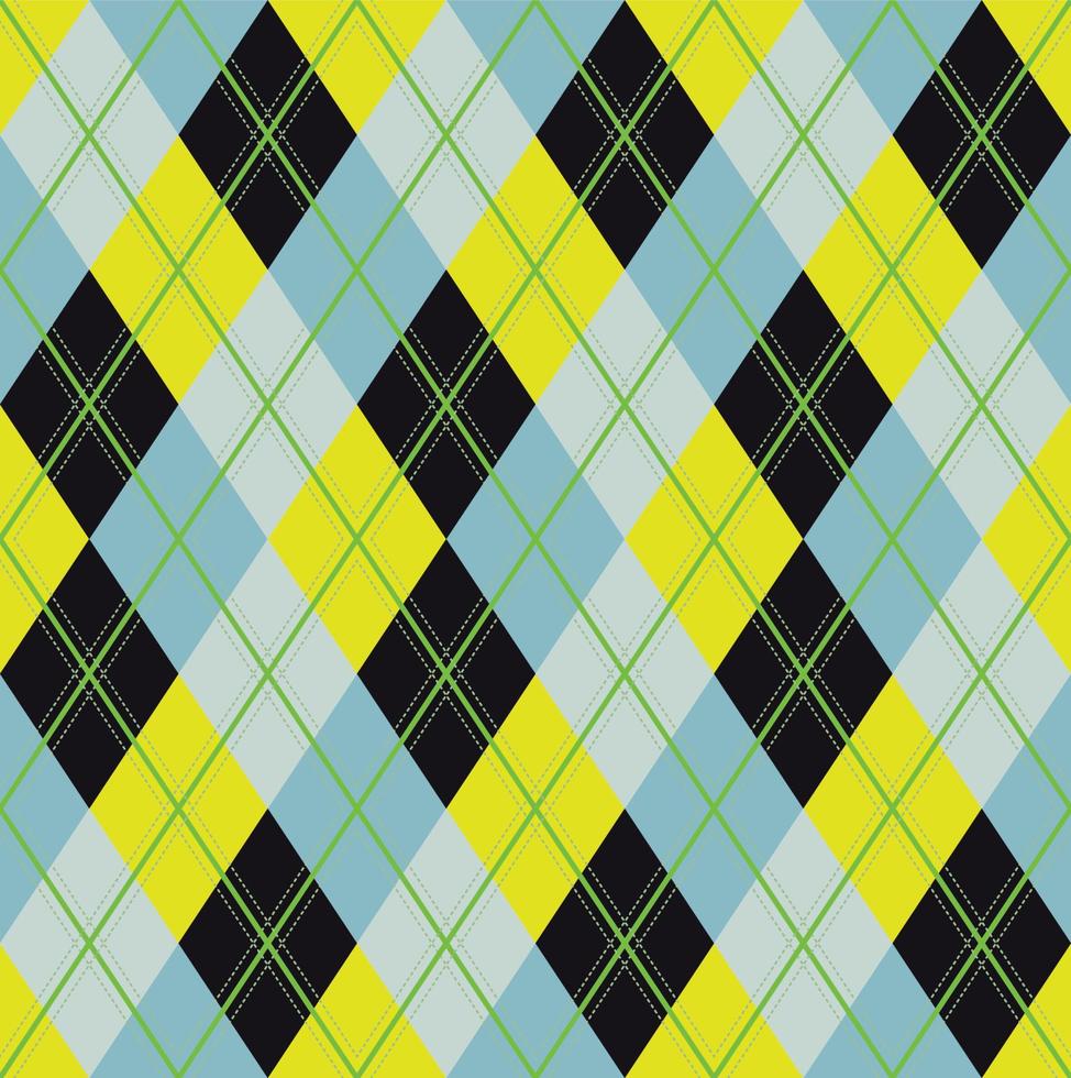 vecteur de motif argyle, géométrique, arrière-plan, tricot classique, plaid