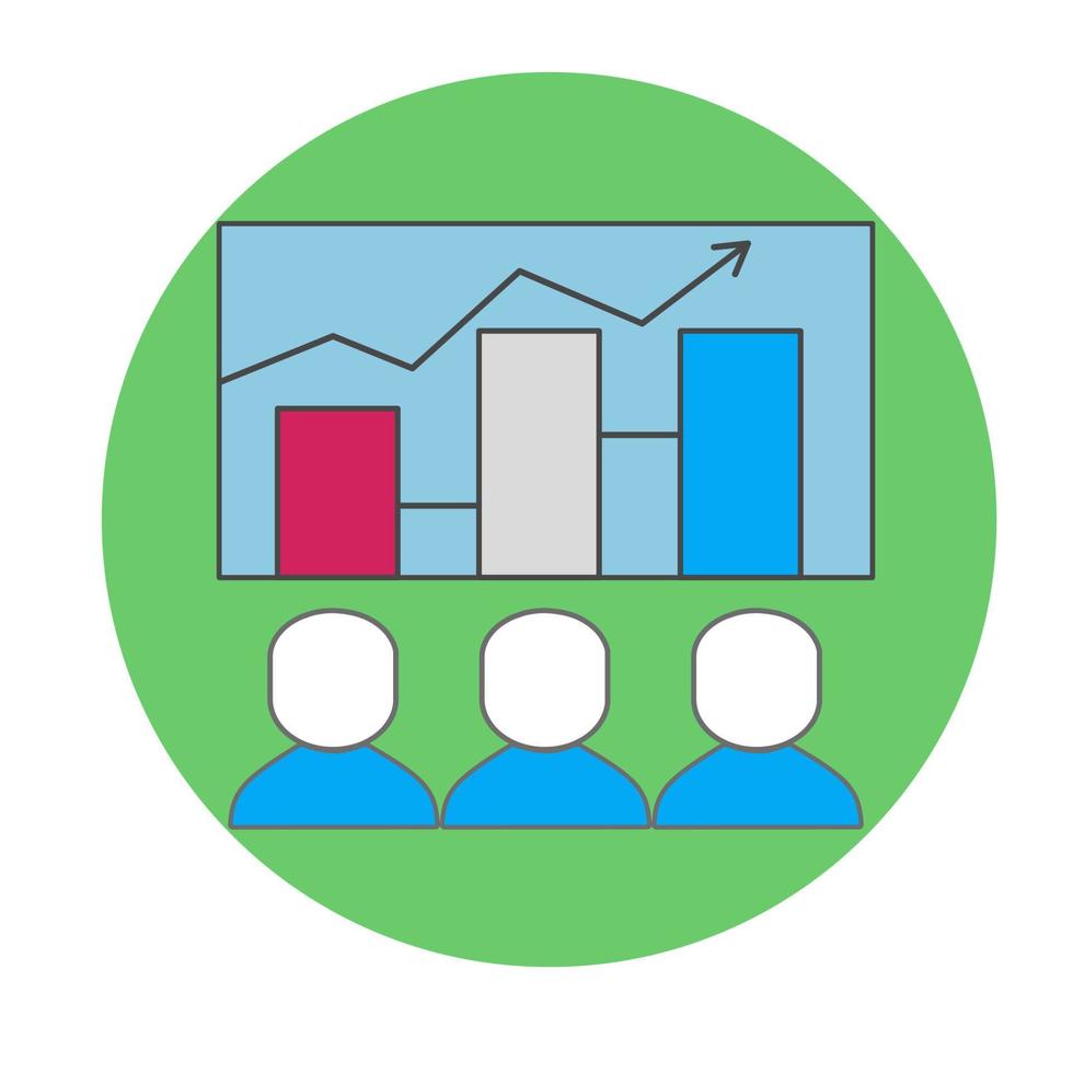 illustration vectorielle graphique de l'efficacité de l'équipe. adapté à l'icône d'entreprise ou d'entreprise vecteur